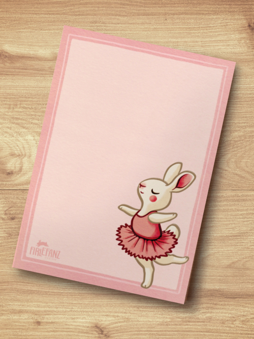 Notizblock_hellesHolz Notizblöcke "Ballerina"