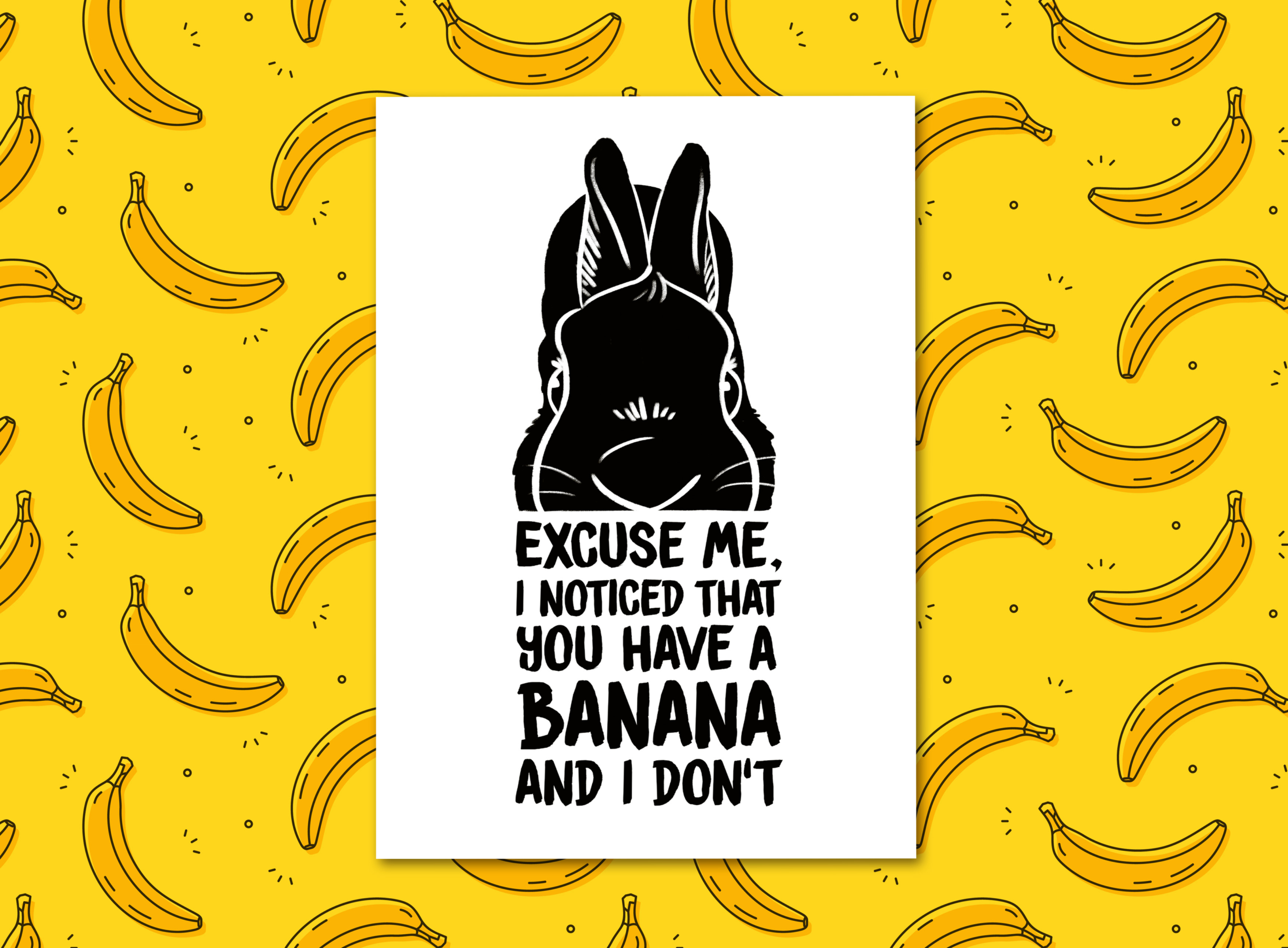 Postkarte "Banana"