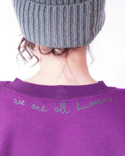 Bügelbild ♡ Schriftzug "we are all humans"