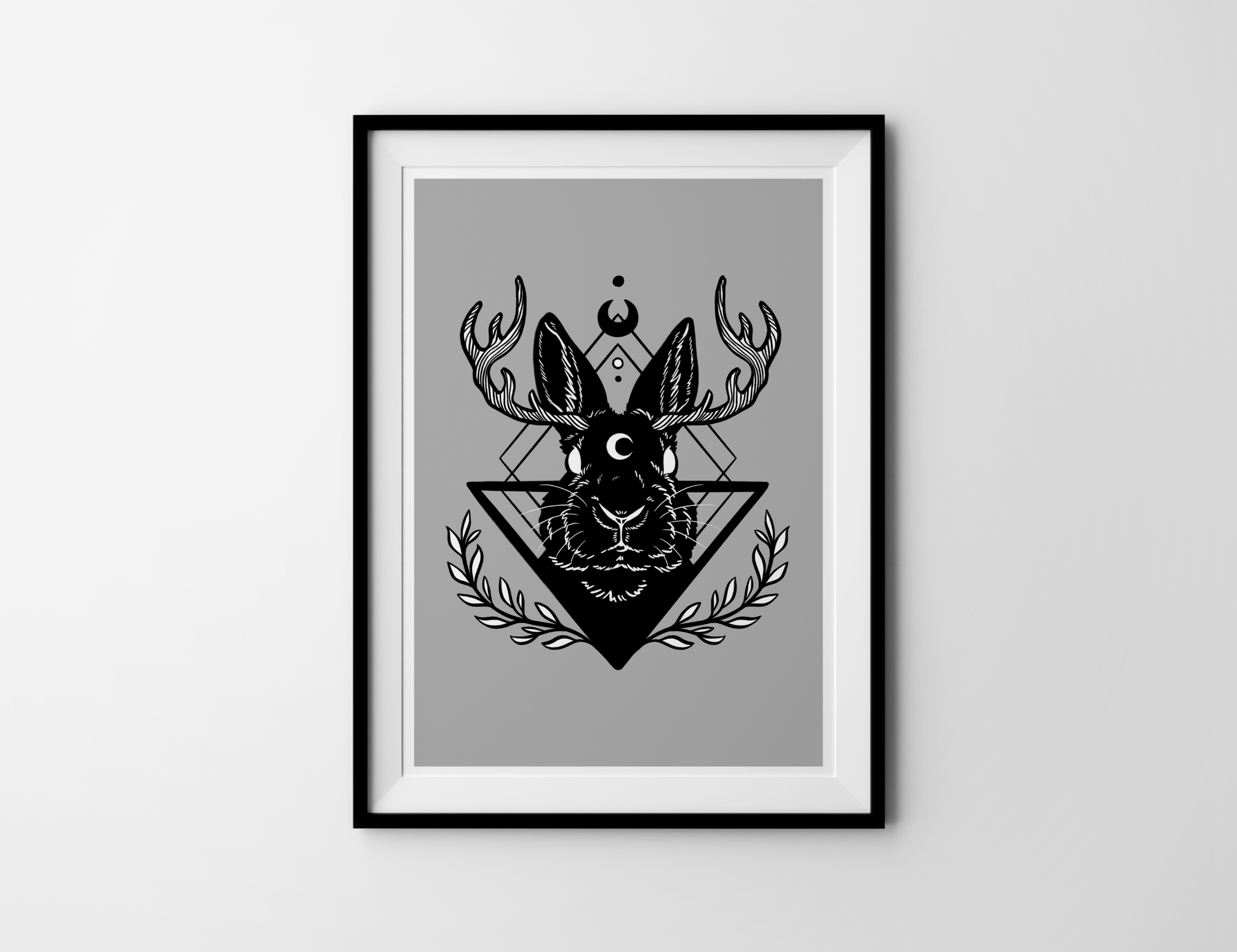 Kunstdruck "Jackalope"