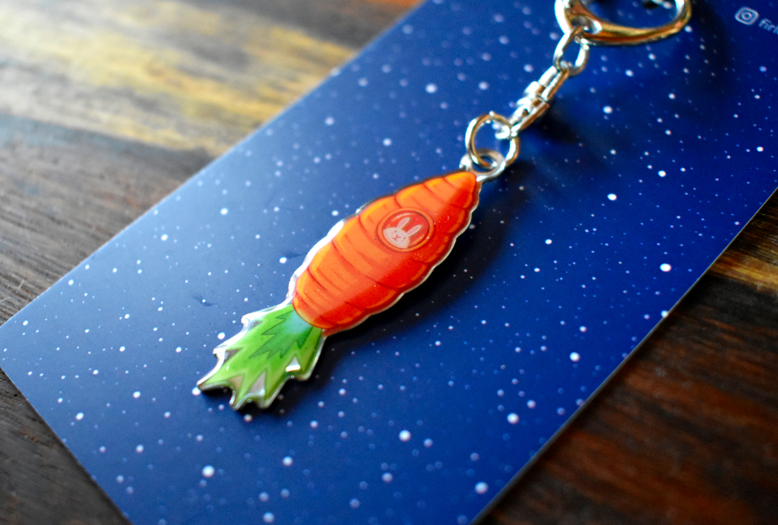Keychain "Möhrchenrakete"