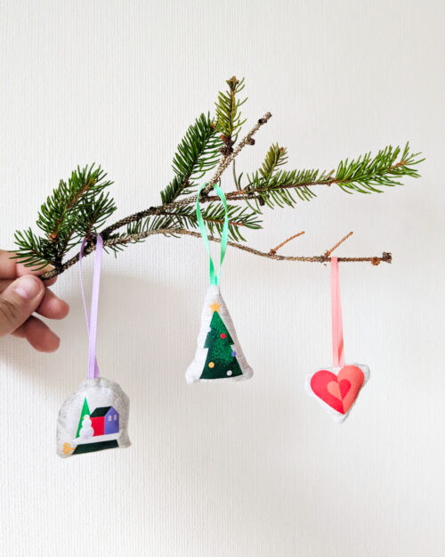 Bügelbilder ♡ weihnachtliches Mini-Set