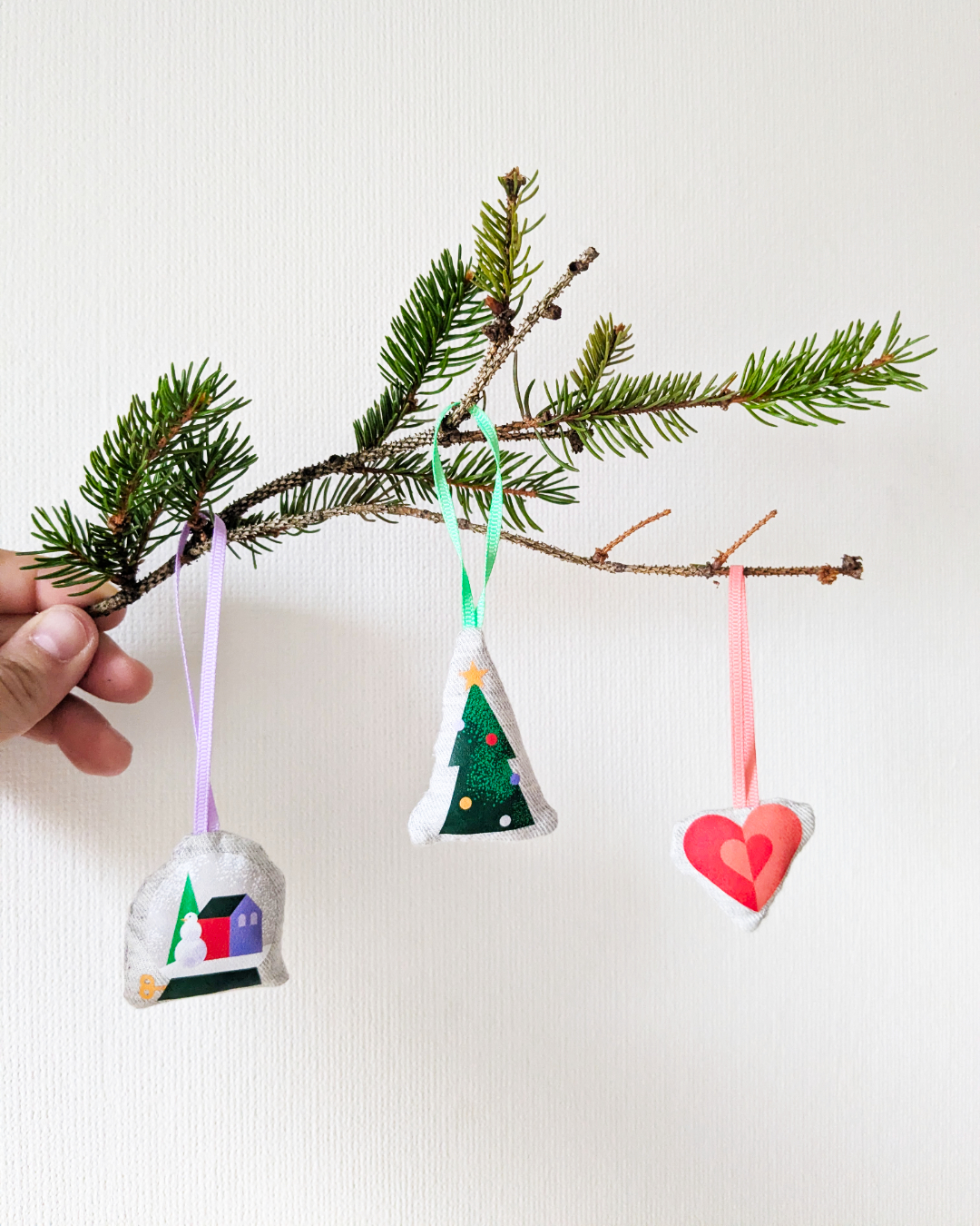 Bügelbilder ♡ weihnachtliches Mini-Set
