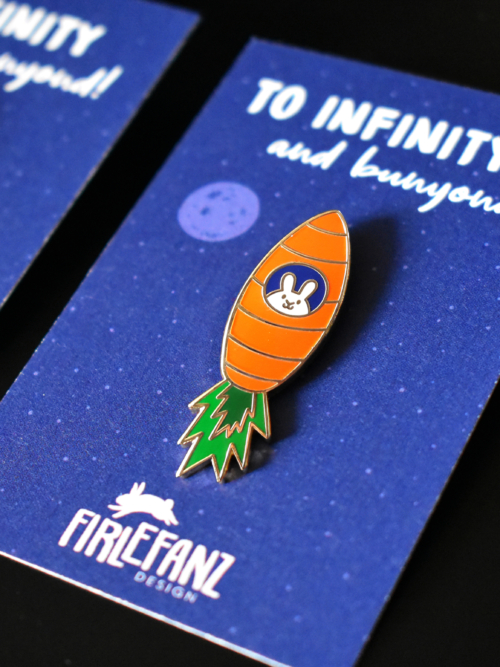 Rakete_1 Pin "Möhrchenrakete"