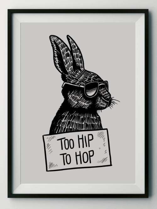 TooHipToHop_Mockup Kunstdruck "Too Hip To Hop"