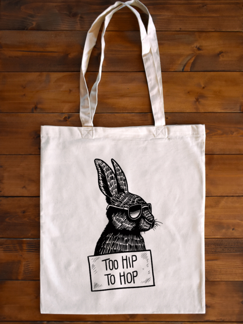 Stofftasche "Too Hip To Hop"