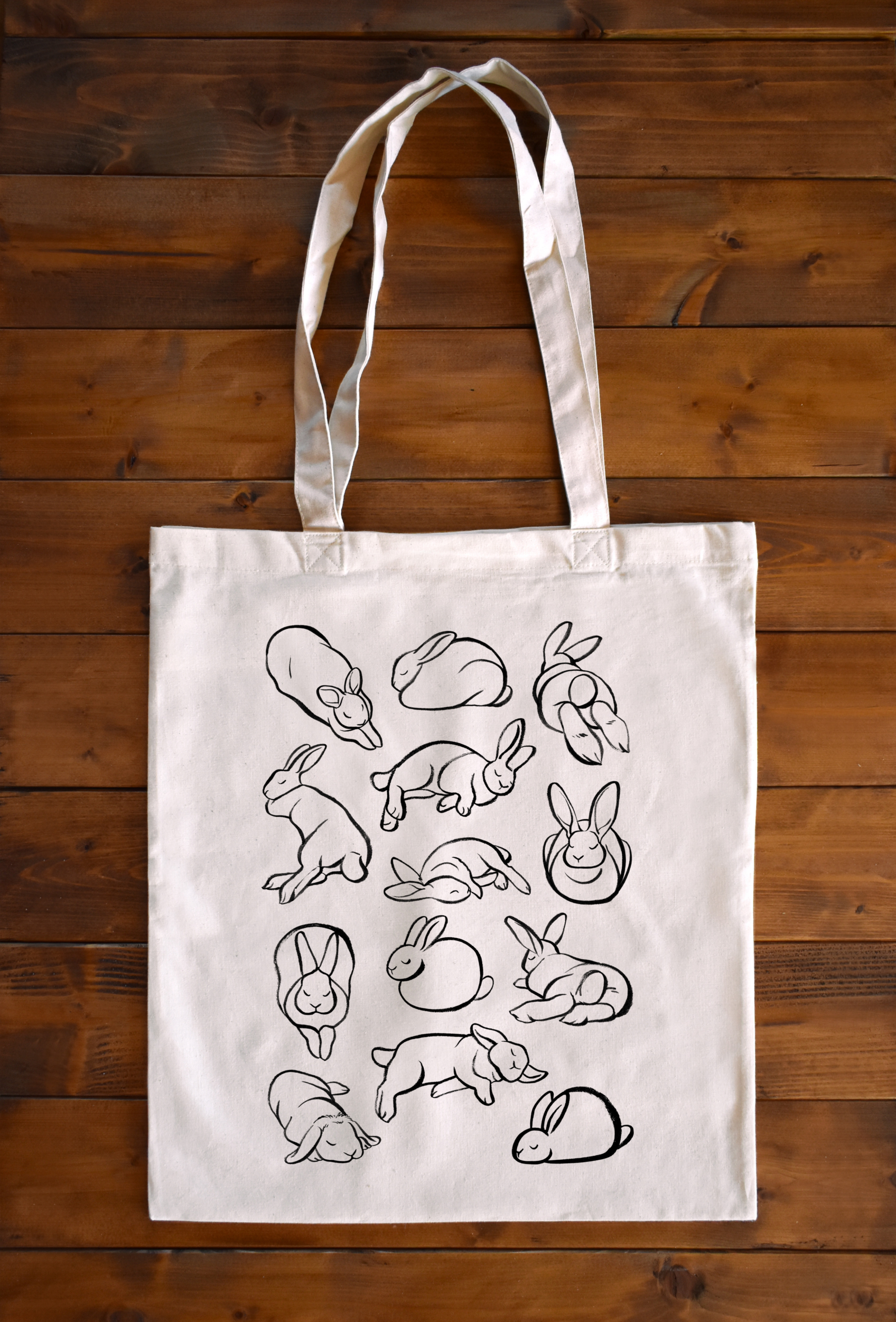 Stofftasche "Sleeping Bunnies"