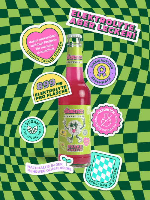 daenz Elektrolyte-Brause Guave-Limette