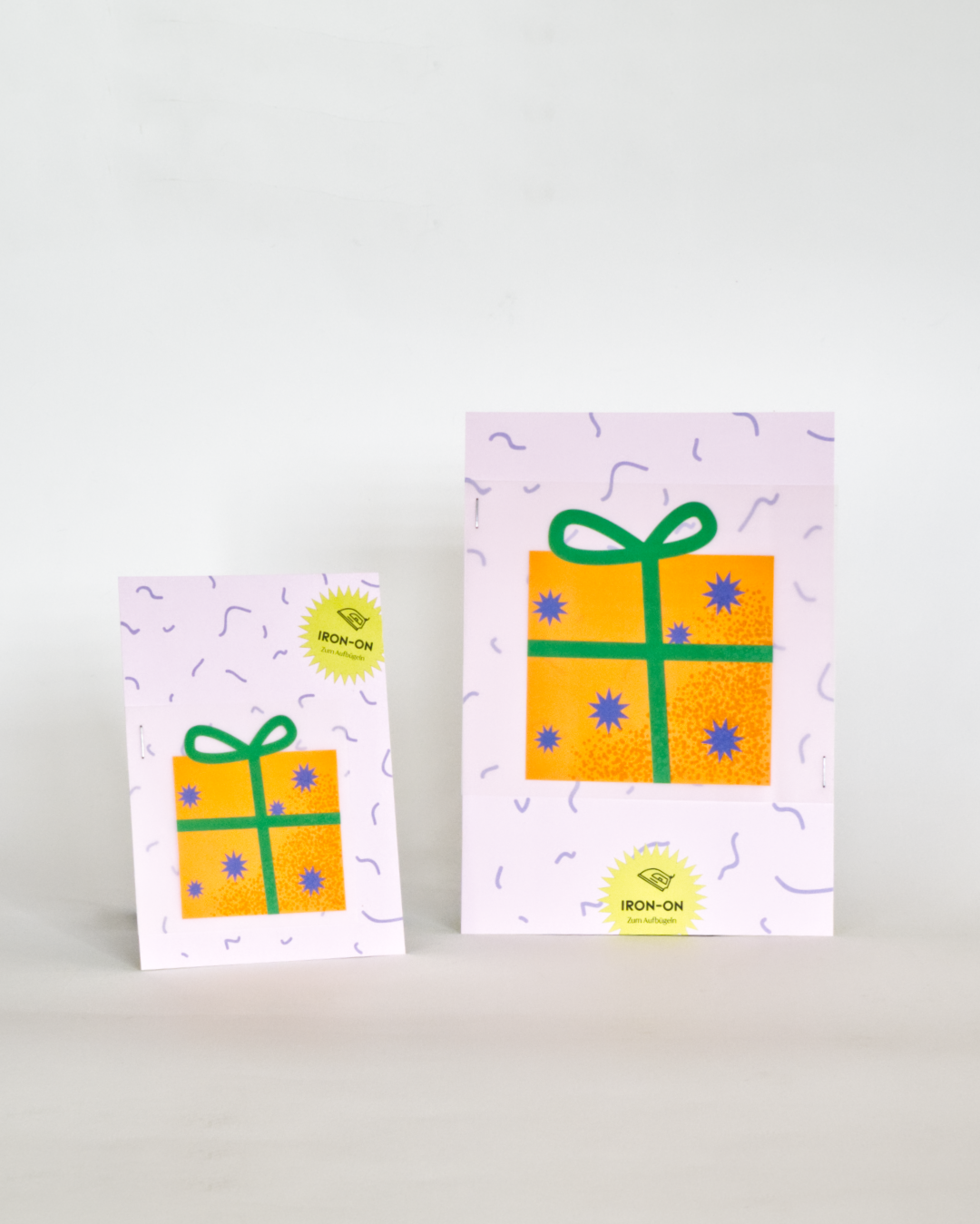 gelbesGeschenk-Beitrag Bügelbild ♡ gelbes Geschenk