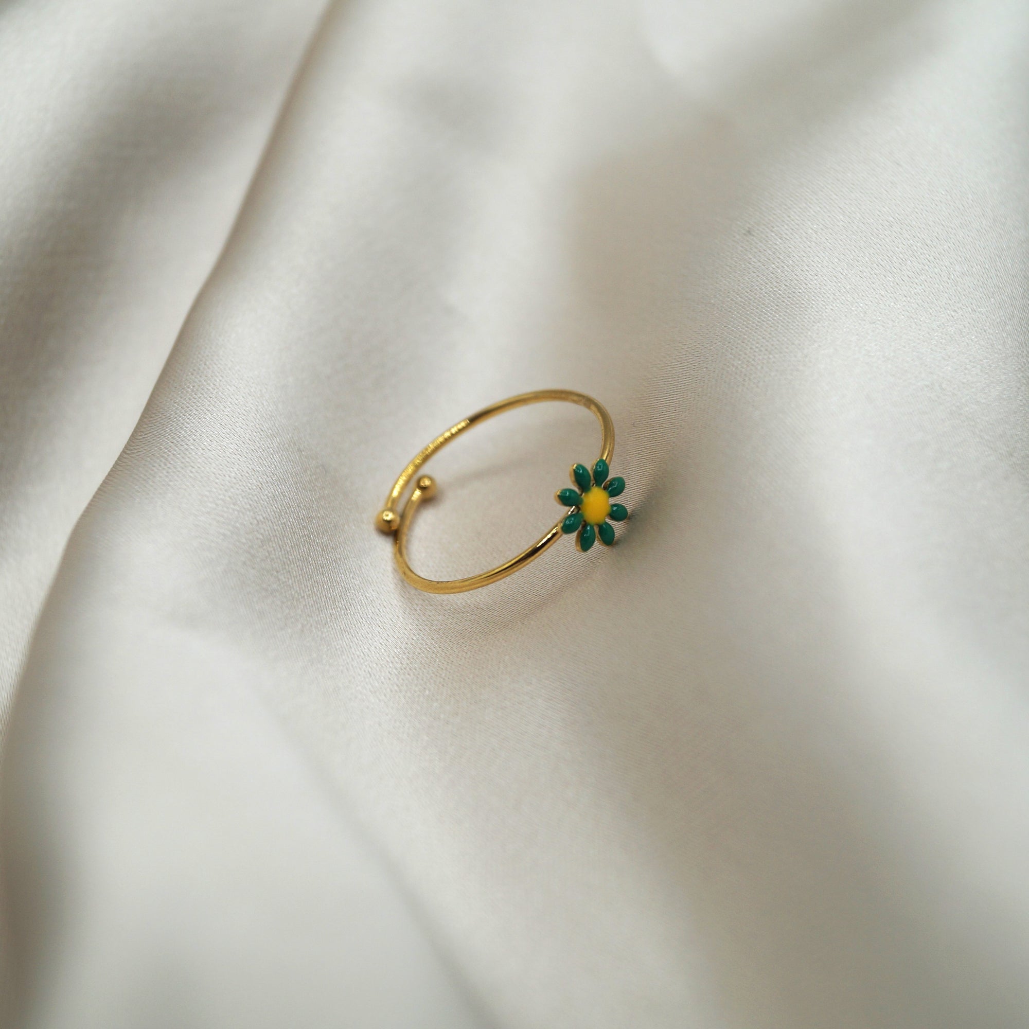 Bunter Blumen Ring