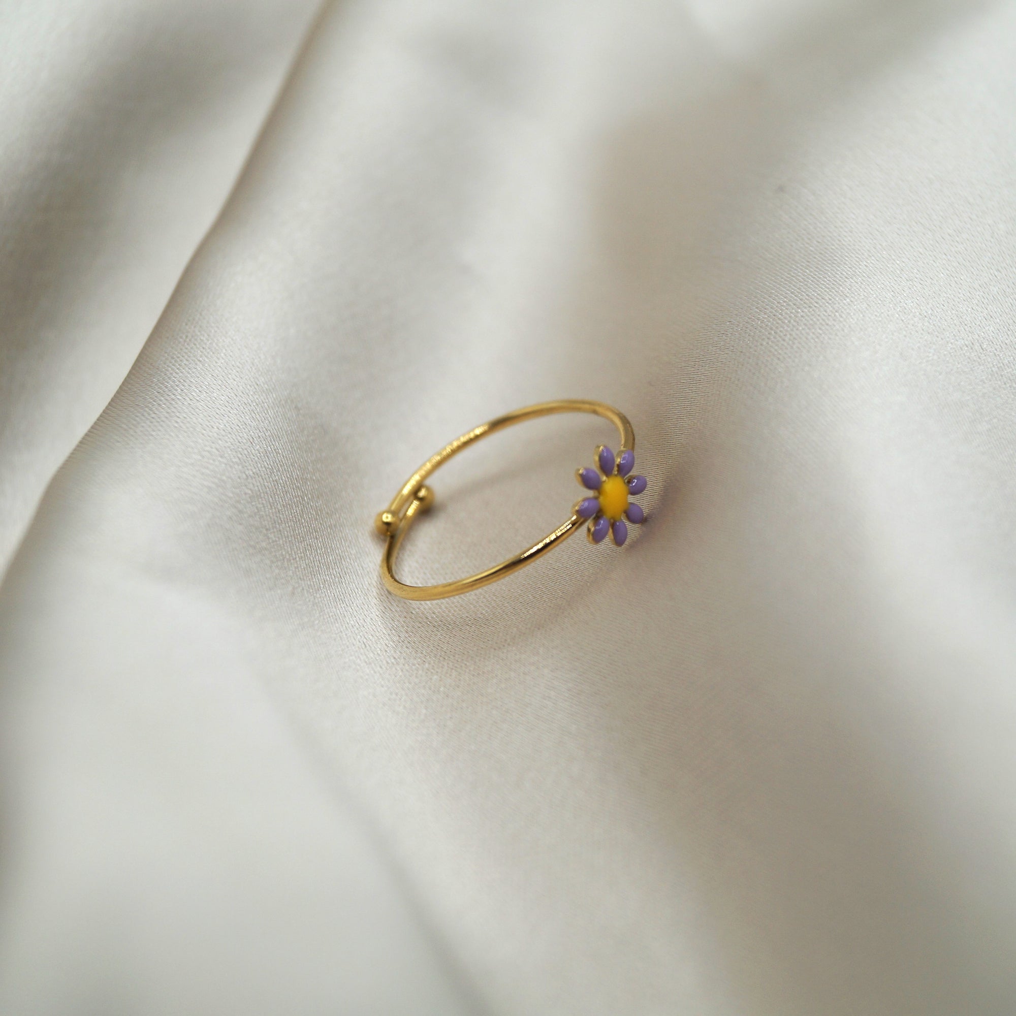 Bunter Blumen Ring